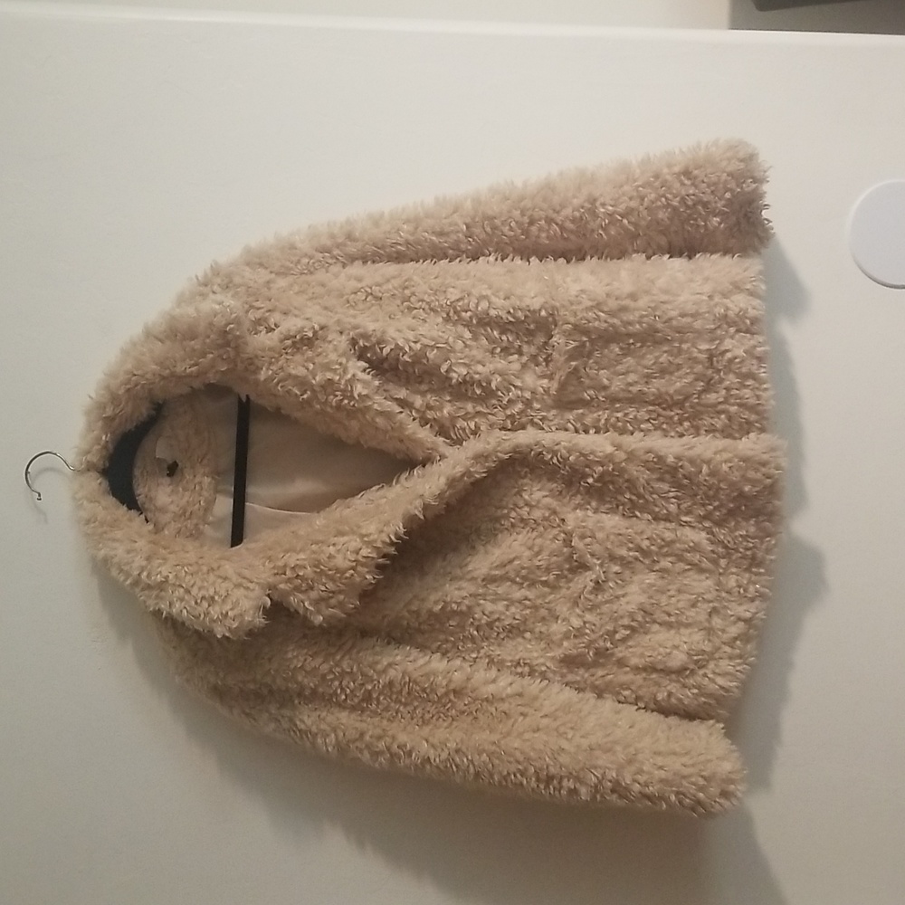 H&M Divded Teddy Sherpa Jacket SZ Sm